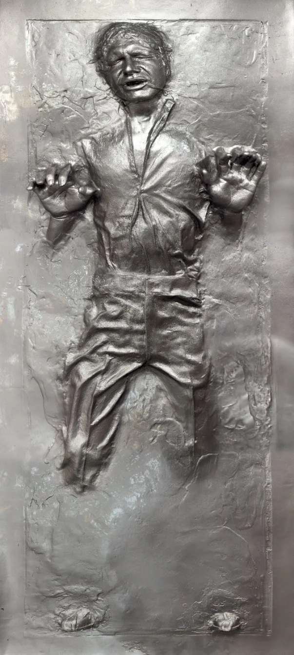 Han Solo in Carbonite Door Wrap